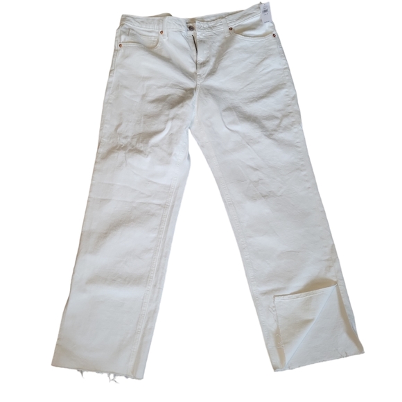 GAP '90s Loose Mid Rise Jeans w/raw split hem size 31 / 12 S NWT - Picture 1 of 8